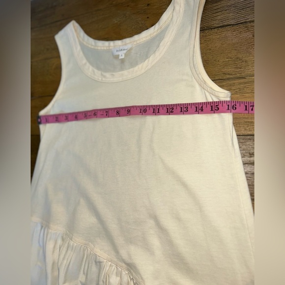 BOHME Natalie Tiered Midi Dress in Cream Bohemian Sleeveless Minimalist - Picture 12 of 13